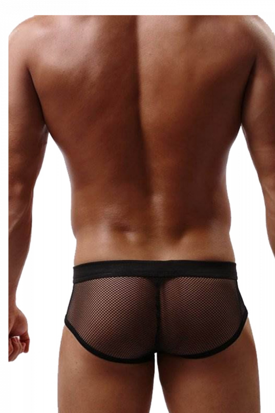 PARIS HOLLYWOOD Slip Résille Noir