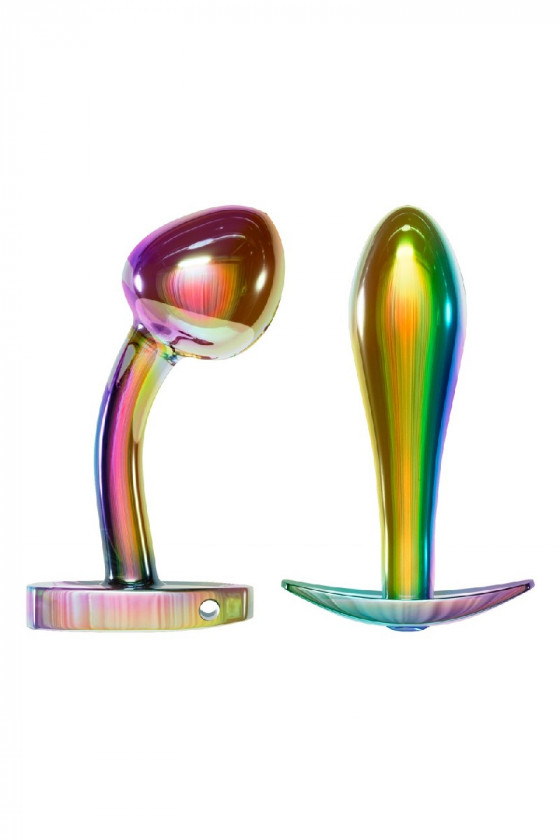 Set de 2 plug anal en métal rainbow