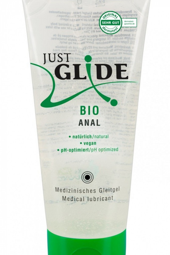 JUST GLIDE Lubrifiant BIO Anal base Eau 200 ml