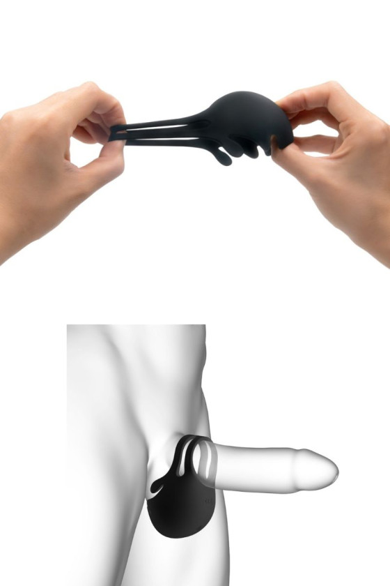 DORCEL Anneau pénien et stimulateur de testicules vibrant Fun Bag