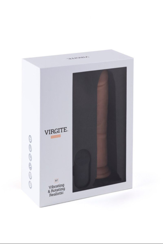 VIRGITE R7 Gode vibrant réaliste 21 cm