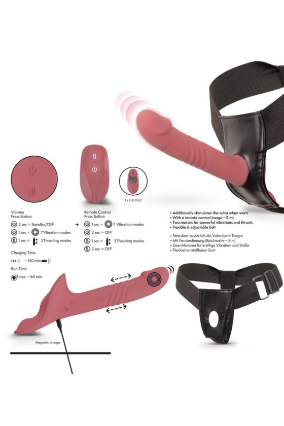 YOUR STRAP ON Set rose vibrant